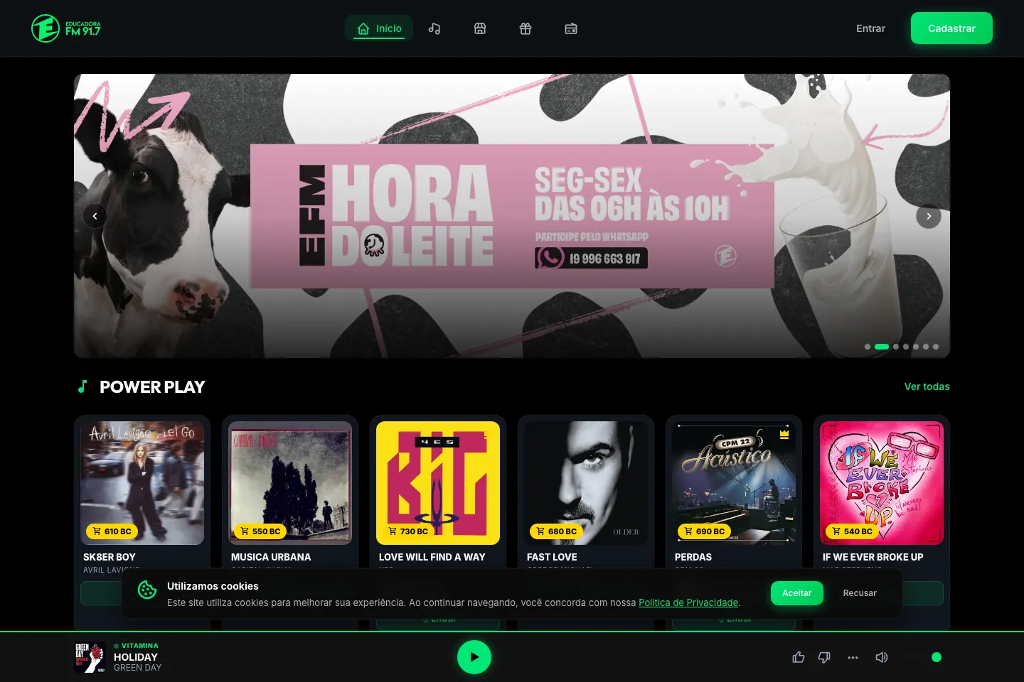 Site Educadora FM